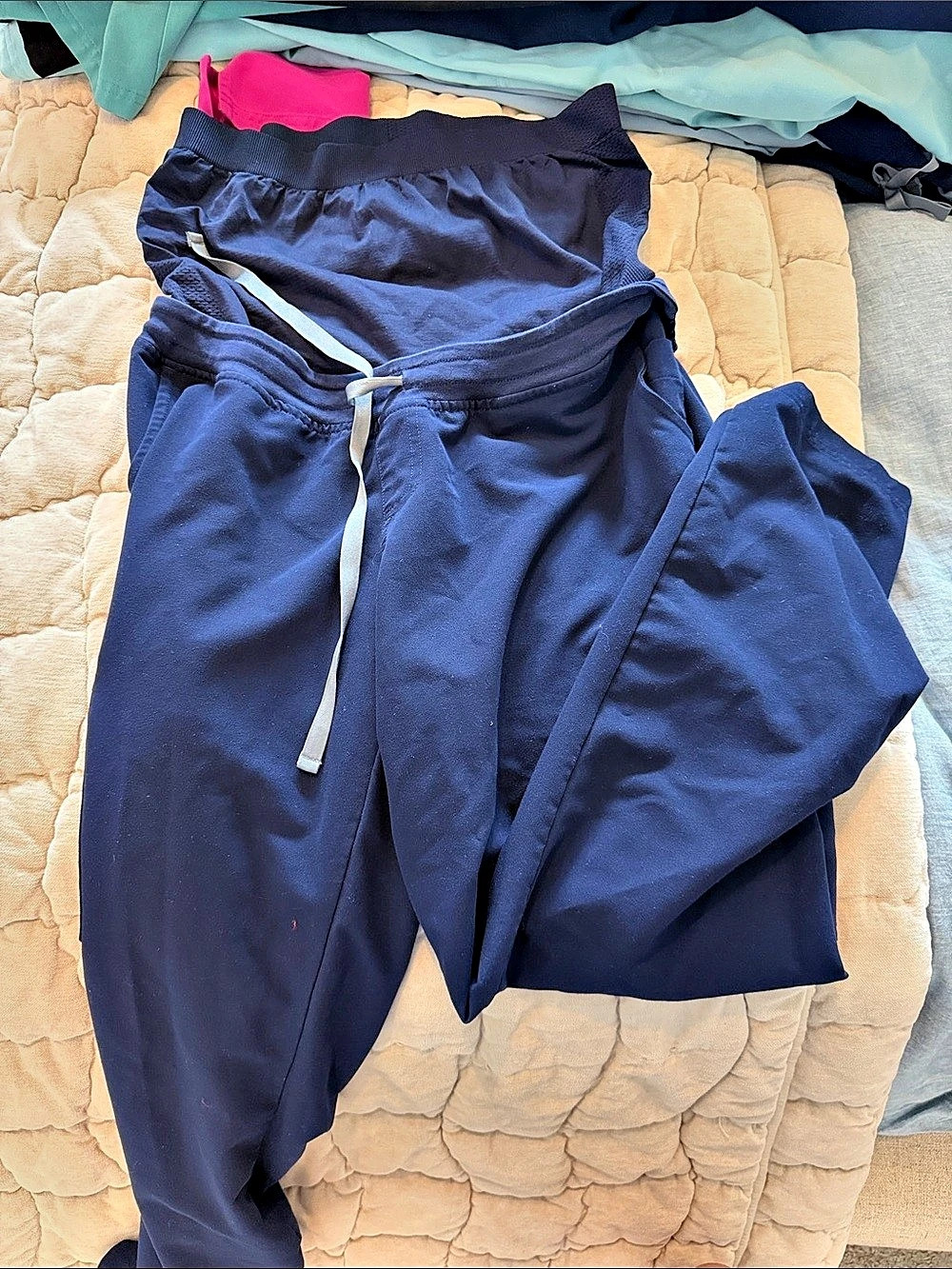 FIGS Maternity Scrub Pant Navy Blue